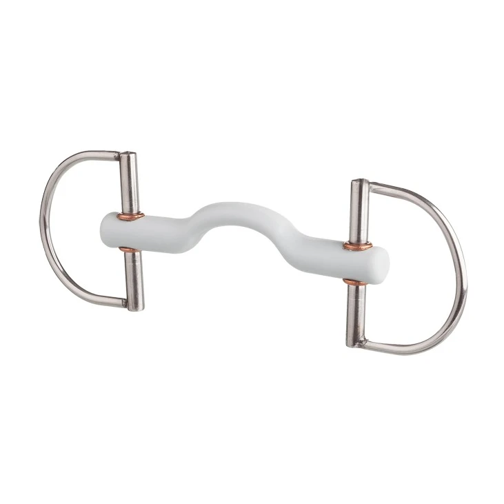 Beris D-Bit With Tongue Port Snaffle 3 Beris D-Bit With Tongue Port Snaffle