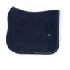 Anna Scarpati Saddle Pad Quinoa 28 FW22, Dressage Saddle Pad -Equestrian Supplie Shop Anna Scarpati Dressurschabracke Quinoa Blu navy 1280x1280