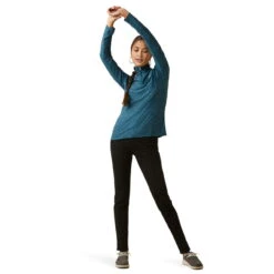 Ariat Women's Shirt Laguna FW23, Long-sleeved -Equestrian Supplie Shop Ariat Shirt Damen Laguna HW23 reflecting pond 5 1280x1280