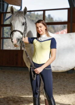 Competition Shirt Women's Biwait SS22, Short Sleeved -Equestrian Supplie Shop BIWAIT 22T NIPING 22T ZODIAK A0A0842 S Pessina 1280x1280