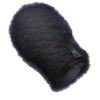 Grooming Glove, Lambskin -Equestrian Supplie Shop Christ Putzhandschuh schwarz anthrazit 1280x1280