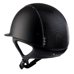 Riding Helmet Classic Shadowmatt, Top Shimmer, Trim + Blazon Blk Chrm, Full Holo Stones -Equestrian Supplie Shop DSC01384 1280x1280