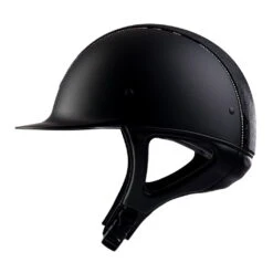 Riding Helmet Classic Shadowmatt, Top Shimmer, Trim + Blazon Blk Chrm, Full Holo Stones -Equestrian Supplie Shop DSC01385 1280x1280