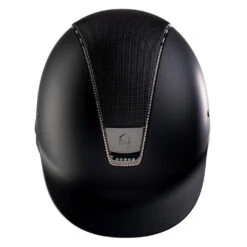Riding Helmet Classic Shadowmatt, Top Shimmer, Trim + Blazon Blk Chrm, Full Holo Stones -Equestrian Supplie Shop DSC01386 1280x1280