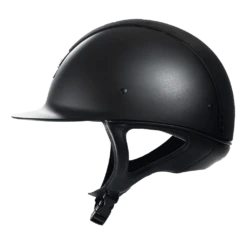 Riding Helmet Classic SM, Top Alct Holo Shield Swarovski, Trim Matt, Blazon Black Chrome -Equestrian Supplie Shop DSC01973 1280x1280