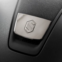 Riding Helmet Classic SM, Top Alct Holo Shield Swarovski, Trim Matt, Blazon Black Chrome -Equestrian Supplie Shop DSC02128 1280x1280