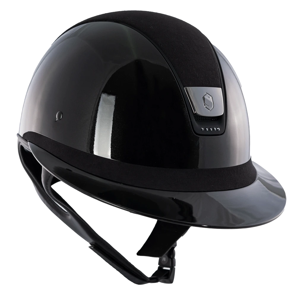 Riding Helmet MS Glossy, Holo Shield Sw,FB Alct,Trim Matt, Blazon Blk Chrm, 5 Jet Hematite 3 Riding Helmet MS Glossy, Holo Shield Sw,FB Alct,Trim Matt, Blazon Blk Chrm, 5 Jet Hematite