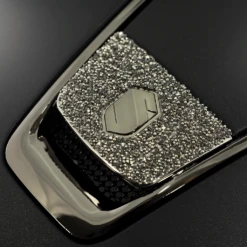 Riding Helmet Classic Shadowmatt, Trim Black Chrome, Blazon Crystal Fabric Metal Eclipse -Equestrian Supplie Shop DSC03061 1280x1280