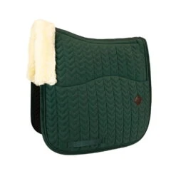 Kentucky Horsewear Saddle Pad Skin-Friendly Velvet, Dressage Saddle Pad, Artificial Lambskin