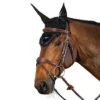 Fly Bonnet Cord -Equestrian Supplie Shop Dyon Fliegenhaube Cord black 1280x1280