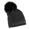 Women's Beanie Glueg FW22, Pom-Pom Beanie, Fur Pom-Pom -Equestrian Supplie Shop Equiline M tze Damen Glueg HW22 black 1280x1280