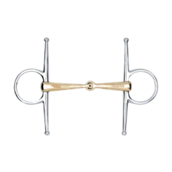 Stübben Simple Broken Full-Cheek Snaffle Sweet Copper