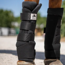 Stable Boots Liquid Titanium Quick Wrap, Therapy Boots -Equestrian Supplie Shop Fenwick equestrian stallgamasche quick wrap 4 1280x1280