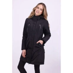 Women's Parka Tech IRHPop Up FW23, Rain Parka, Wind Parka -Equestrian Supplie Shop IR Parka IRHPopUp black3 processed 1280x1280