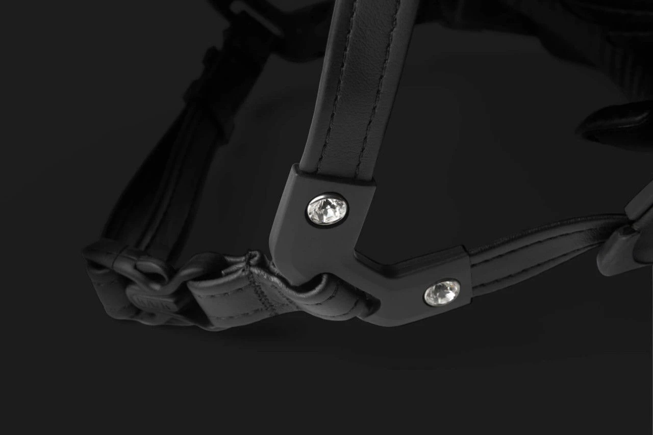 KASK Riding Helmet Kooki Lady Shadow Crystals Rivet 4 KASK Riding Helmet Kooki Lady Shadow Crystals Rivet - Image 2