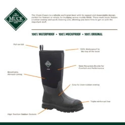 Work Boot Unisex Chore High -Equestrian Supplie Shop Kavalkade Stiefel Chore High schwarz 8 1280x1280