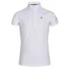 Girls' Show Shirt Classic, Short Sleeve -Equestrian Supplie Shop Kingsland Turniershirt Girls Short Sleeve Show Shirt White 1 1280x1280