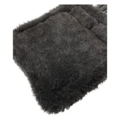 Cord Girth, Short Girth, Synthetic Fiber, With Padded Stainless Steel Buckles -Equestrian Supplie Shop Kordelgurt mit gepolsterten Edelstahlschnallen schwarz3 processed 1280x1280