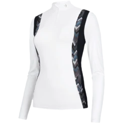 Women's Competition Shirt Jacky Missi FW22, Long-sleeved -Equestrian Supplie Shop Laguso Turniershirt Damen Jacky Missi HW22 blue 2 1280x1280