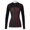Women's Competition Shirt Jacky Check FW22, Long-sleeved 2 Women's Competition Shirt Jacky Check FW22, Long-sleeved -Equestrian Supplie Shop Laguso Turniershirt JackyCheck Fuchsia 1 1280x1280