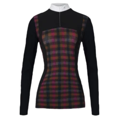 Women's Competition Shirt Jacky Check FW22, Long-sleeved