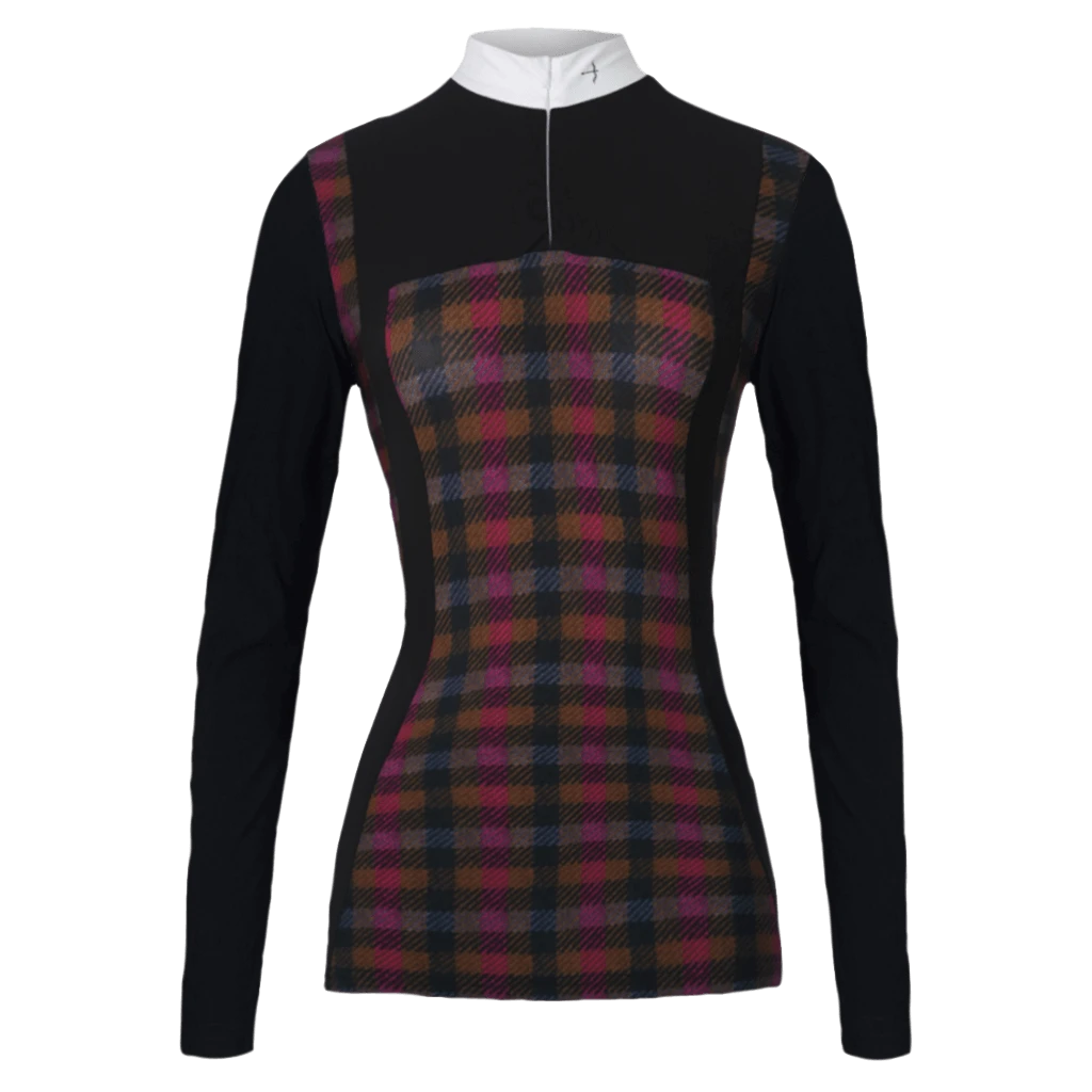 Women's Competition Shirt Jacky Check FW22, Long-sleeved 3 Women's Competition Shirt Jacky Check FW22, Long-sleeved
