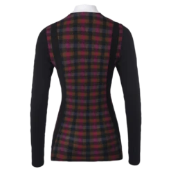 Women's Competition Shirt Jacky Check FW22, Long-sleeved 8 Women's Competition Shirt Jacky Check FW22, Long-sleeved -Equestrian Supplie Shop Laguso Turniershirt JackyCheck Fuchsia 3 1280x1280
