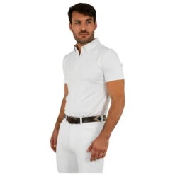 Maximillian Equestrian Men's Competition Shirt Active, Short-sleeved -Equestrian Supplie Shop Maximilian Turniershirt Herren kurzarm 4 processed 1280x1280