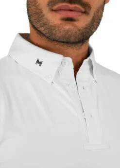 Men's Competition Shirt Active, Long-sleeved -Equestrian Supplie Shop Maxmilian Turniershirt Herren Active white2 processed 1280x1280