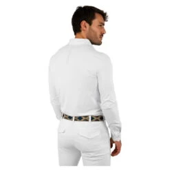 Men's Competition Shirt Active, Long-sleeved -Equestrian Supplie Shop Maxmilian Turniershirt Herren Active white5 processed 1280x1280