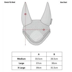 Lemieux Fly Bonnet Classic -Equestrian Supplie Shop NEW Fly Hood Size Guide 1280x1280