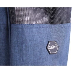 Boot Bag -Equestrian Supplie Shop QHP Stiefeltasche blau Detail 1280x1280