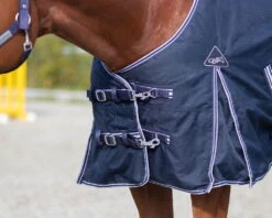 Outdoor RugTurnout Luxury, Rain Rug, 100 G -Equestrian Supplie Shop QHP outdoordecke turnout luxus navy 3KABaetjPIZbXm 1280x1280