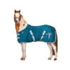 Fleece Blanket Thunderbolt For Ponies With Synthetic Fur Collar