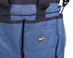 Grooming Bag 9 Grooming Bag -Equestrian Supplie Shop QHP Putztasche blau Detail 2 1280x1280