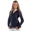 Jacket Women’s Novèn, Competition Jacket, Show Jacket -Equestrian Supplie Shop QHP Turniersakko Nov n navy vorne 1280x1280