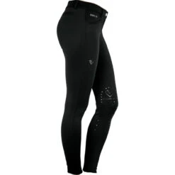 Women's Breeches Quick Star Knee Grip -Equestrian Supplie Shop Quick Star Black KG Side processed 1280x1280