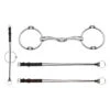 Gag Bits SATINOX, Double Broken 2 Gag Bits SATINOX, Double Broken -Equestrian Supplie Shop Satinox Aufziehtrense doppelt gebrochen 40430 1280x1280