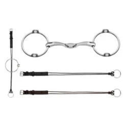 Gag Bits SATINOX, Double Broken