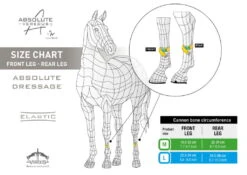 Gaiter Absolute Rear Elastic, Rear -Equestrian Supplie Shop Veredus Guide Absolute Elastic DE S1 1280x1280