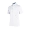 Anna Scarpati Men's Competition Shirt Gingio -Equestrian Supplie Shop anna scarpati poloshirt herren gingio bianco 1280x1280