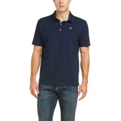 Ariat Men's Polo Shirt Medal SS Polo SS23, Short-sleeved