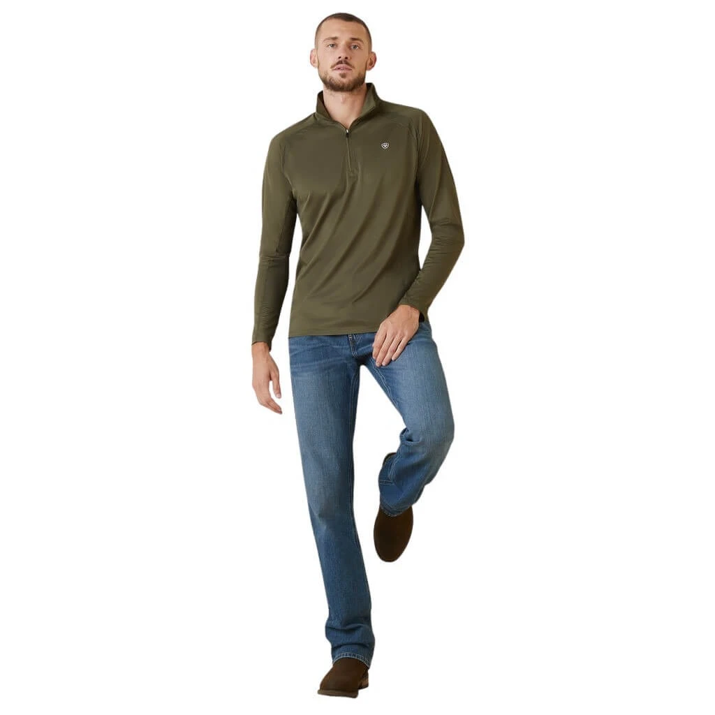 Ariat Men's Training Shirt Sunstopper 1/4 Zip SS23 6 Ariat Men's Training Shirt Sunstopper 1/4 Zip SS23 - Image 4