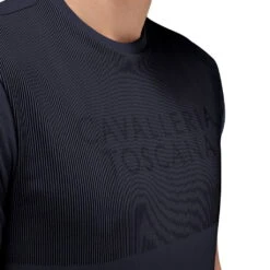 Cavalleria Toscana Men's T-Shirt CT Stripe Logo SS23 -Equestrian Supplie Shop cavalleria toscana tshirt ct stripe logo navy 3 1280x1280