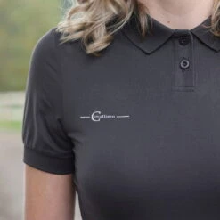 Covalliero Polo Shirt Women's, Short Sleeve 11 Covalliero Polo Shirt Women's, Short Sleeve -Equestrian Supplie Shop covalliero poloshirt damen graphite lifestyle 2 1280x1280