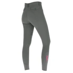 Covalliero Breeches Women's Janne X PinkRibbon, Knee Patches, Knee-Grip -Equestrian Supplie Shop covalliero reithose jannexpinkribbon graphite 3 1280x1280
