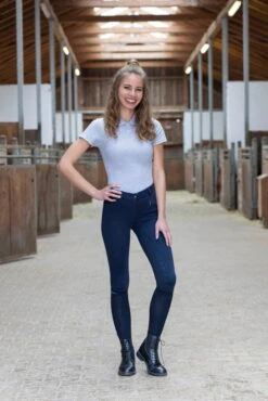Covalliero Breeches Women's Organomic, Full Seat, Full-Grip -Equestrian Supplie Shop covalliero reithose organomic navy lifestyle 2 1280x1280