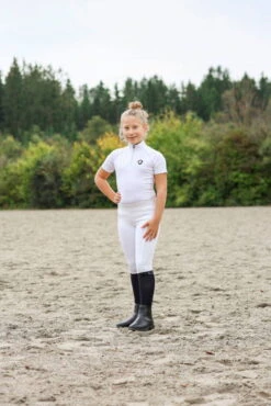 Covalliero Riding Leggings Kids ClassicStar, Full Seat, Full-Grip -Equestrian Supplie Shop covalliero reitleggings kinder classicstar white lifestyle 1280x1280