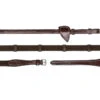 Web Reins HC With Nine Leather Bars -Equestrian Supplie Shop dyon gurtzuegel hc 9lederstege 16mm braun 1280x1280