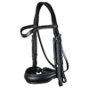 Double Bridle With Swedish Noseband Matte Large Crank WC